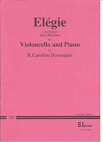 Bosanquet: Elegie for Cello published by S J Music