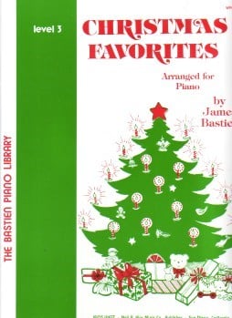 Bastien Christmas Favorites Level 3 for Piano published by KJOS
