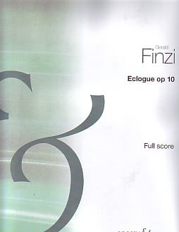 Finzi: Eclogue Opus 10 published by Boosey & Hawkes - Full Score