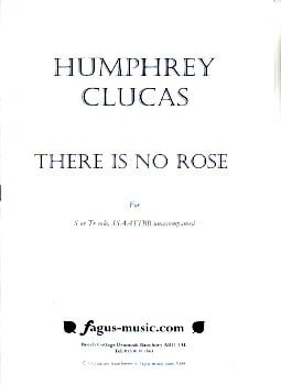 Clucas: There is No Rose SSAATTBB published by Fagus