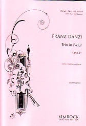 Danzi: Trio in F Major Opus 24 for Violin, Horn and Bassoon (Study Score) published by Simrock