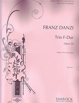Danzi: Trio in F Major Opus 24 published by Simrock
