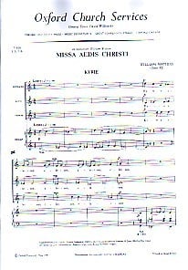 Mathias: Missa Aedis Christi SATB published by Oxford Archive