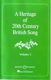 A Heritage of 20th Century British Song Volume 3 published by Boosey & Hawkes