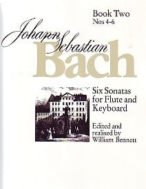 Bach: Six Sonatas For Flute And Keyboard Book Two Nos. 4-6 published by Chester