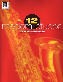 12 Modern Studies - Saxophone by Rae for Saxophone published by Universal Edition
