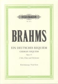 Brahms: Deutsches Requiem published by Peters - Vocal Score