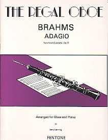 Brahms: Adagio Op77 for Oboe published by Fentone