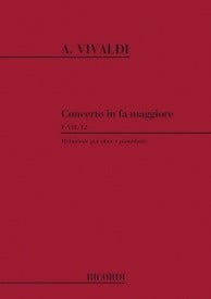 Vivaldi: Concerto in F (FV11.12) for Oboe published by Ricordi