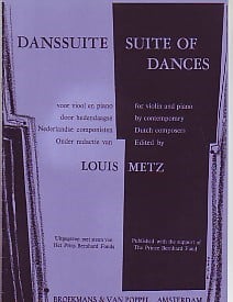 Metz: Suite of Dances for Violin published by Broekmans and Van Poppel