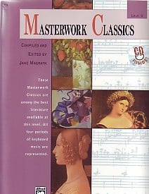 Masterwork Classics Level 5 for Piano published by Alfred (Book & CD)