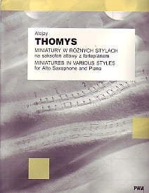 Thomys: Miniatures in Various Styles for Saxophone published by PWM