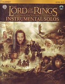 Lord of the Rings Instrumental Solos - Clarinet published by Alfred (Book & CD)