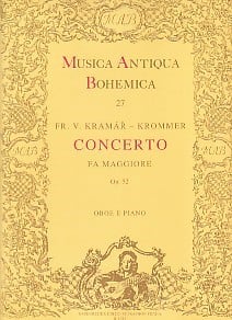 Krommer: Concerto in F Opus 52 for Oboe published by Barenreiter