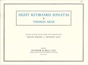 Arne: Eight Keyboard Sonatas published by Stainer & Bell