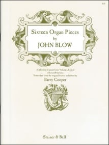 Blow: Sixteen Organ Pieces published by Stainer and Bell