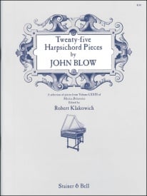 Blow: 25 Harpsichord Pieces published by Stainer & Bell