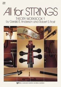 All for Strings Theory Workbook 1 for Violin published by KJOS