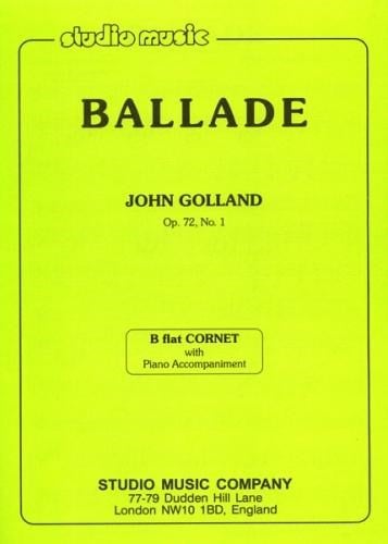 Golland: Ballade Op 72 No 1 for Trumpet published by Studio Music