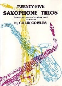 Cowles: 25 Saxophone Trios published by Studio Music