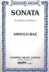 Bax: Sonata for Clarinet published by Studio