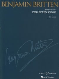 Britten: Collected Songs for Medium Low Voice published by Boosey & Hawkes