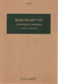 Britten: Canadian Carnival (Study Score) published by Boosey & Hawkes