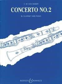 Weber: Concerto No 2 in Eb Opus 74 for Clarinet published by Boosey & Hawkes