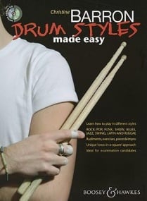 Drum Styles Made Easy published by Boosey & Hawkes (Book & CD)