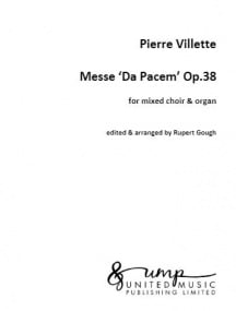 Villette: Messe Da Pacem Opus 38 published by UMP - Vocal Score