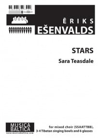 Esenvalds: Stars SSAATTBB published by Musica Baltica