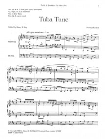 Cocker: Tuba Tune for Organ published by Stainer and Bell