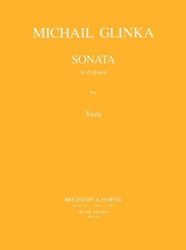 Glinka: Sonata for Viola published by Musica Rara