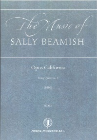 Beamish: Opus California String Quartet No 2 published by Norsk - SCORE ONLY