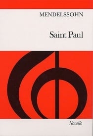 Mendelssohn: Saint Paul published by Novello - Vocal Score