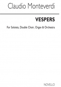 Monteverdi: Vespers published by Novello - Vocal Score