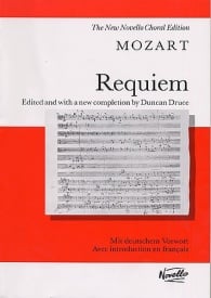 Mozart: Requiem K626 published by Novello - Vocal Score