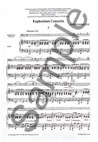 Horovitz: Concerto by for Euphonium published by Novello