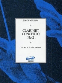 Mahon: Clarinet Concerto No.2 published by Novello