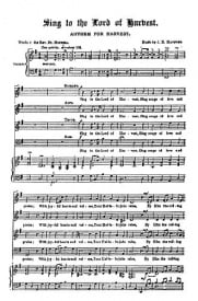 Maunder: Sing To The Lord Of Harvest SATB published by Novello