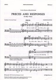 Archer: Preces And Responses (Boys Voices) published by Novello