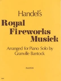 Handel: Royal Fireworks Music arranged for Piano Solo published by Novello
