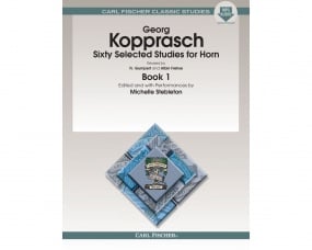 Kopprasch: 60 Selected Studies 1 for French Horn published by Carl Fischer (Book/Online Audio))