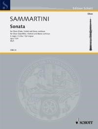 Sammartini: Sonata in G Opus 13 No 4 for Oboe published by Schott