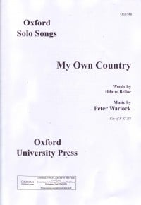 Warlock: My Own Country in F published by OUP