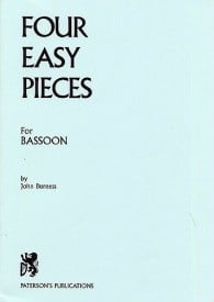 4 Easy Pieces - Bassoon by Burness for Bassoon published by Paterson