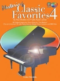 Mastering Classic Favourites 4 for Piano published by Fischer (Book & CD)