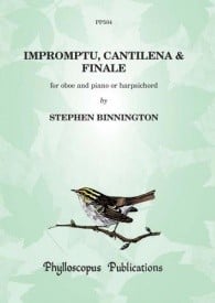 Binnington: Impromptu, Cantilena and Finale for Oboe published by Phylloscopus