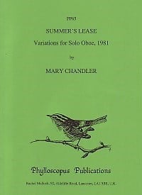 Chandler: Summers Lease Variations for Solo Oboe published by Phylloscopus Publications
