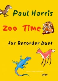 Zoo Time for Recorder Duet by Harris published by Queens Temple